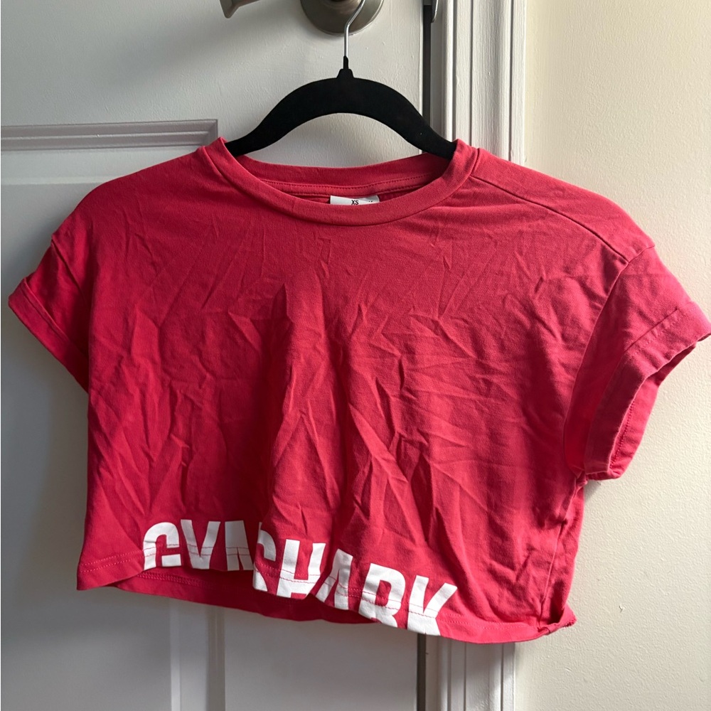 Gymshark Red Crop Top